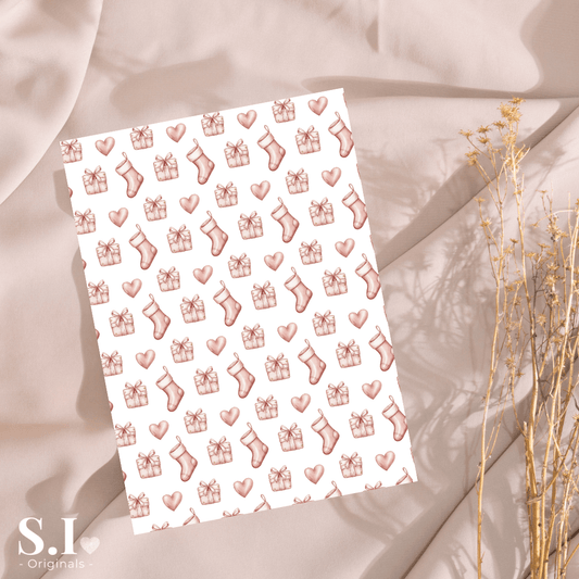 Transfer Paper - Christmas | Voor Polymeer Klei - Water Transfer Paper - 2510 - 090 - S.I. Originals