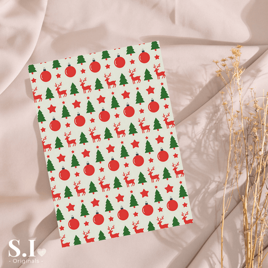 Transfer Paper - Christmas | Voor Polymeer Klei - Water Transfer Paper - 2510 - 092 - S.I. Originals