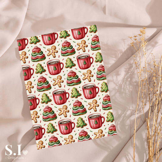 Transfer Paper - Christmas | Voor Polymeer Klei - Water Transfer Paper - 2510 - 093 - S.I. Originals
