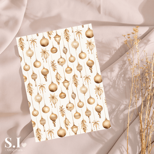 Transfer Paper - Christmas | Voor Polymeer Klei - Water Transfer Paper - 2510 - 096 - S.I. Originals