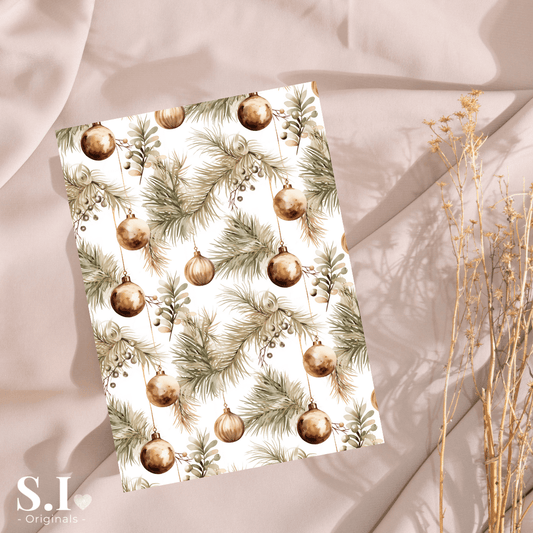 Transfer Paper - Christmas | Voor Polymeer Klei - Water Transfer Paper - 2510 - 097 - S.I. Originals