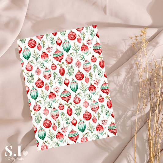 Transfer Paper - Christmas | Voor Polymeer Klei - Water Transfer Paper - 2510 - 114 - S.I. Originals