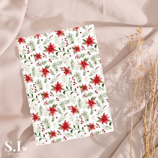 Transfer Paper - Christmas | Voor Polymeer Klei - Water Transfer Paper - 2510 - 116 - S.I. Originals