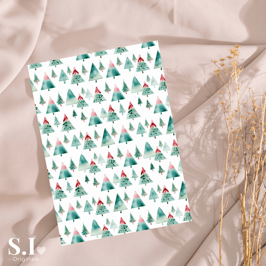Transfer Paper - Christmas | Voor Polymeer Klei - Water Transfer Paper - 2510 - 117 - S.I. Originals