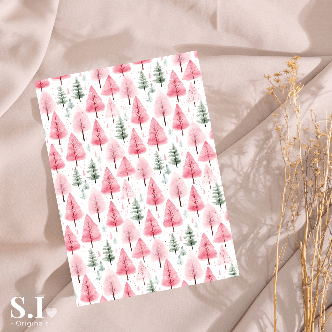 Transfer Paper - Christmas | Voor Polymeer Klei - Water Transfer Paper - 2510 - 120 - S.I. Originals
