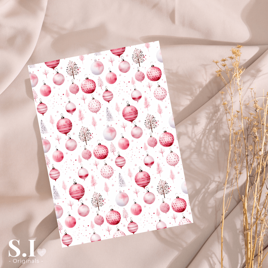 Transfer Paper - Christmas | Voor Polymeer Klei - Water Transfer Paper - 2510 - 128 - S.I. Originals