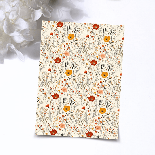 Transfer Paper – Classic Floral | Voor Polymeer Klei - Water Transfer Paper - 290 - S.I. Originals