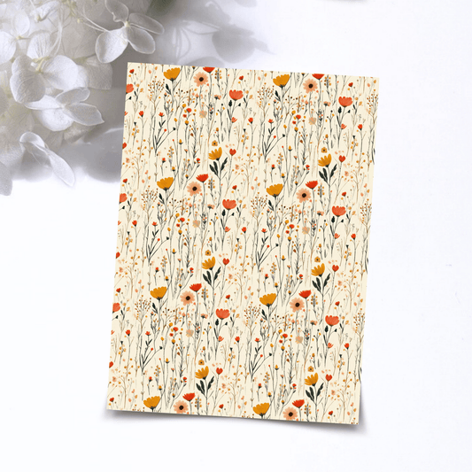 Transfer Paper – Classic Floral | Voor Polymeer Klei - Water Transfer Paper - 291 - S.I. Originals