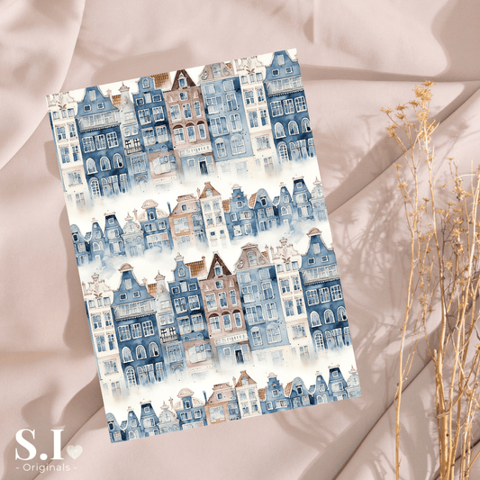 Transfer Paper – Delft Blue | Voor Polymeer Klei - Water Transfer Paper - 0925 - 013 - S.I. Originals