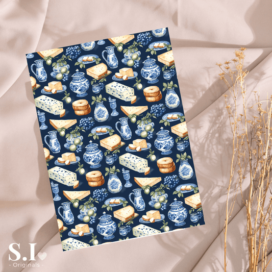 Transfer Paper – Delft Blue | Voor Polymeer Klei - Water Transfer Paper - 0925 - 020 - S.I. Originals