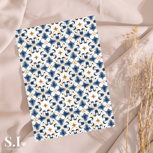 Transfer Paper – Delft Blue | Voor Polymeer Klei - Water Transfer Paper - 0925 - 023 - S.I. Originals