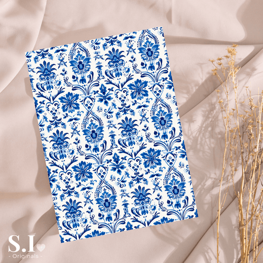 Transfer Paper – Delft Blue | Voor Polymeer Klei - Water Transfer Paper - 0925 - 027 - S.I. Originals