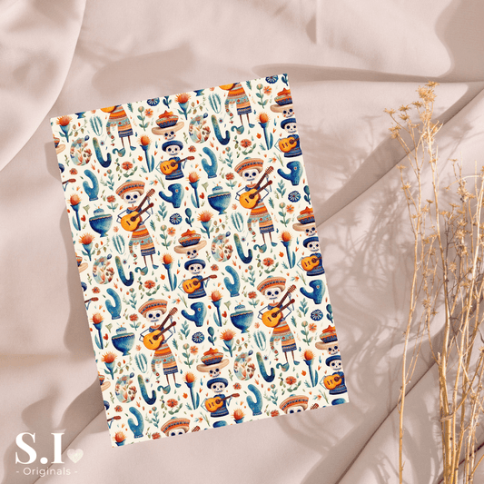 Transfer Paper - Dia de los Muertos | Voor Polymeer Klei - Water Transfer Paper - 1025 - 020 - S.I. Originals