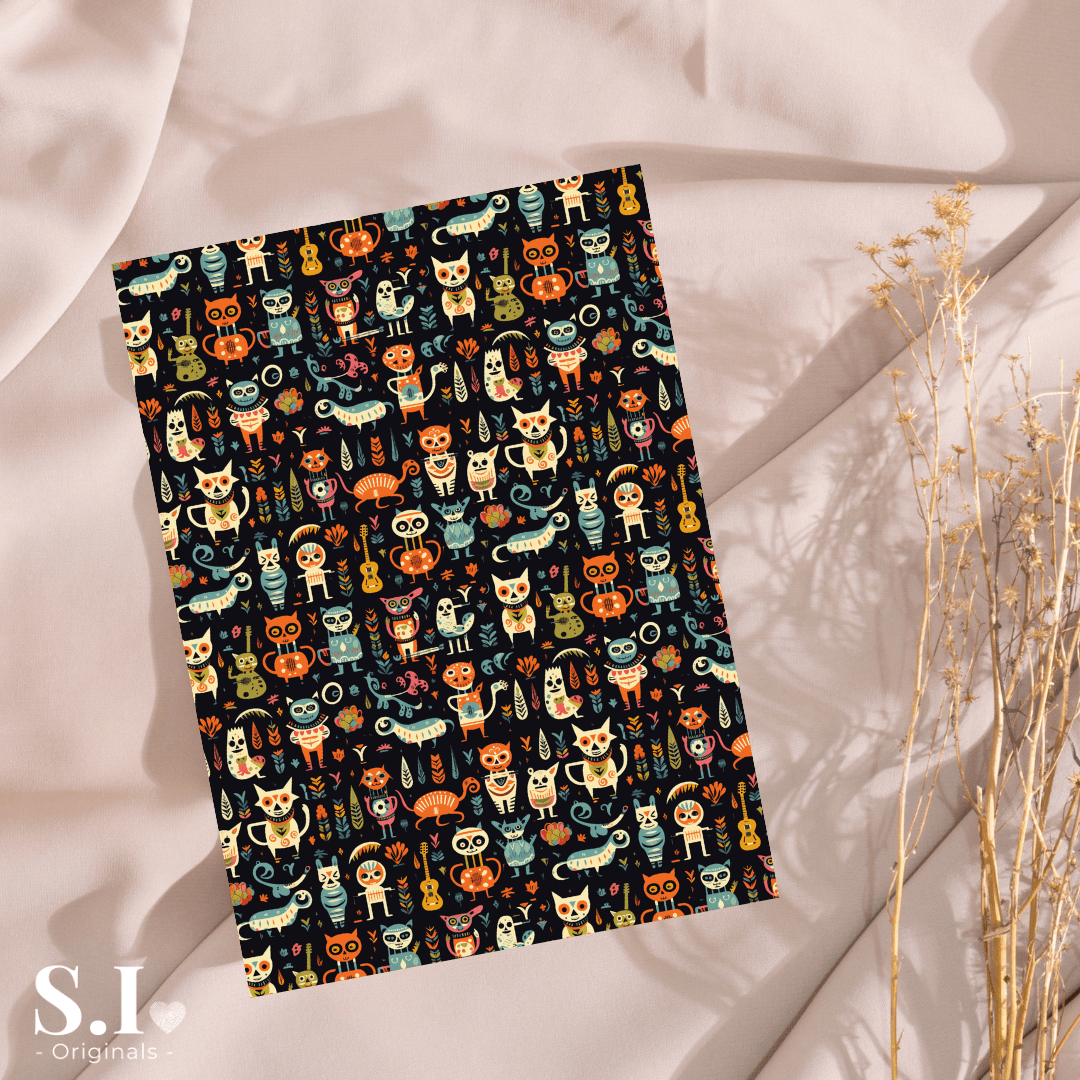 Transfer Paper - Dia de los Muertos | Voor Polymeer Klei - Water Transfer Paper - 1025 - 023 - S.I. Originals