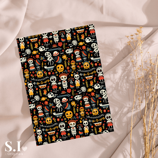 Transfer Paper - Dia de los Muertos | Voor Polymeer Klei - Water Transfer Paper - 1025 - 024 - S.I. Originals