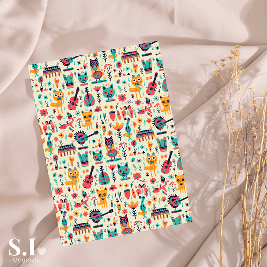 Transfer Paper - Dia de los Muertos | Voor Polymeer Klei - Water Transfer Paper - 1025 - 025 - S.I. Originals