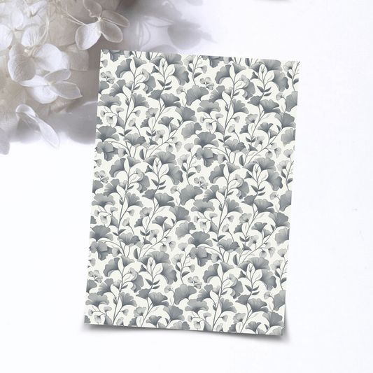 Transfer Paper – Ginkgo | Voor Polymeer Klei - Water Transfer Paper - 319 - S.I. Originals