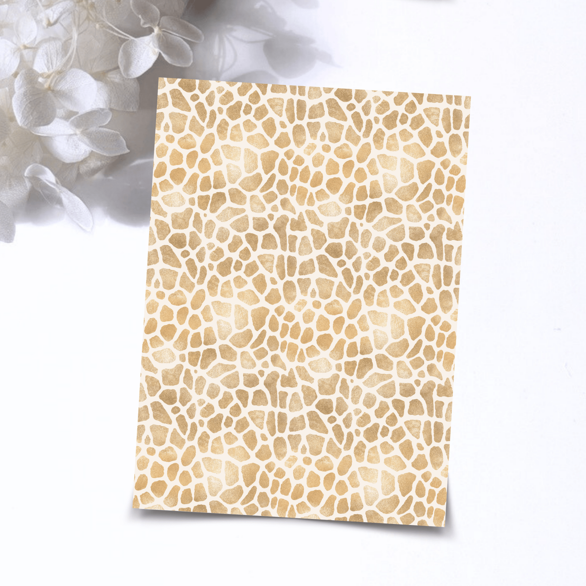 Transfer Paper – Golden Safari | Voor Polymeer Klei - Water Transfer Paper - 324 - S.I. Originals