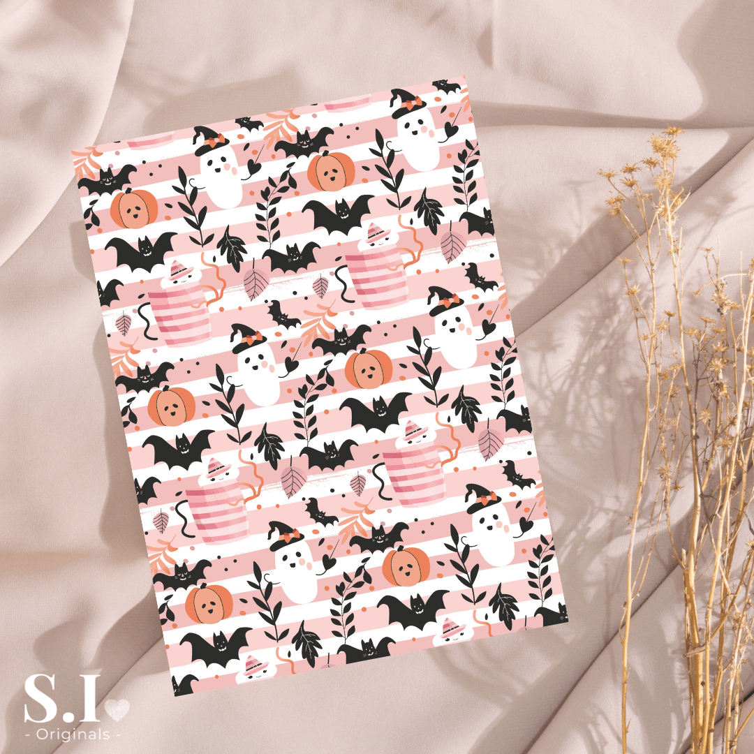 Transfer Paper – Halloween | Voor Polymeer Klei - Water Transfer Paper - 0925 - 042 - S.I. Originals