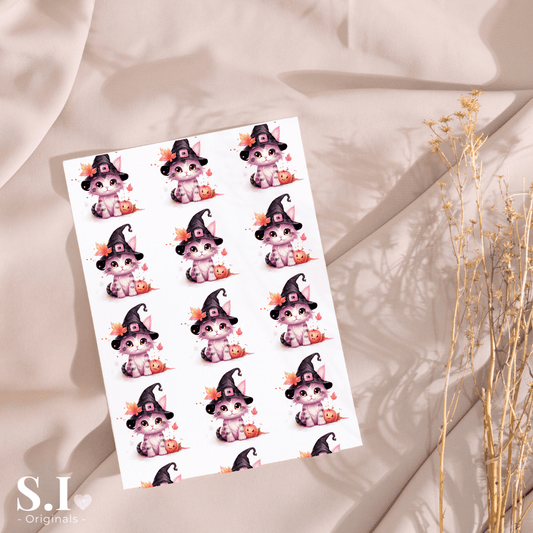 Transfer Paper – Halloween | Voor Polymeer Klei - Water Transfer Paper - 0925 - 053 - S.I. Originals