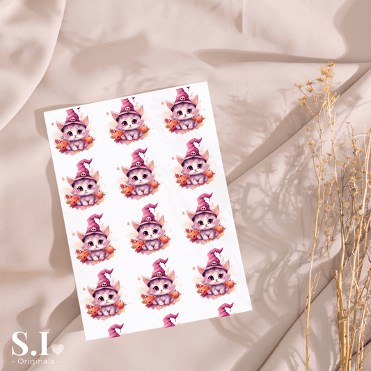 Transfer Paper – Halloween | Voor Polymeer Klei - Water Transfer Paper - 0925 - 055 - S.I. Originals