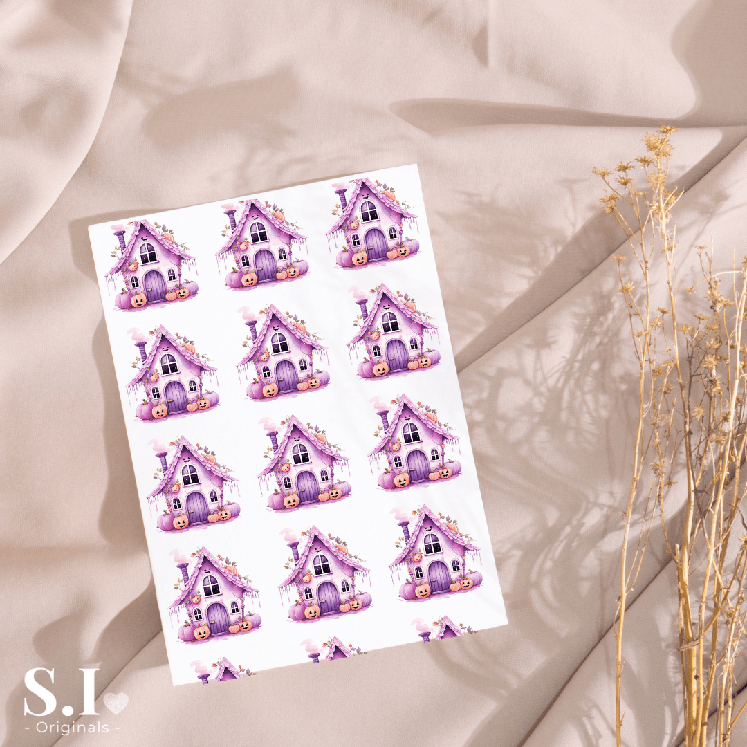 Transfer Paper – Halloween | Voor Polymeer Klei - Water Transfer Paper - 0925 - 056 - S.I. Originals