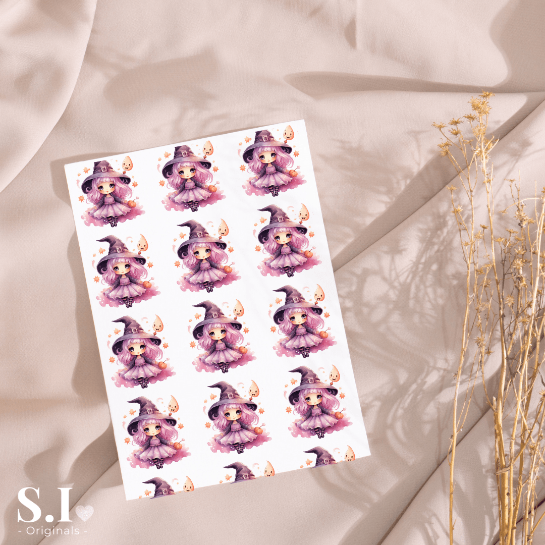 Transfer Paper – Halloween | Voor Polymeer Klei - Water Transfer Paper - 0925 - 061 - S.I. Originals