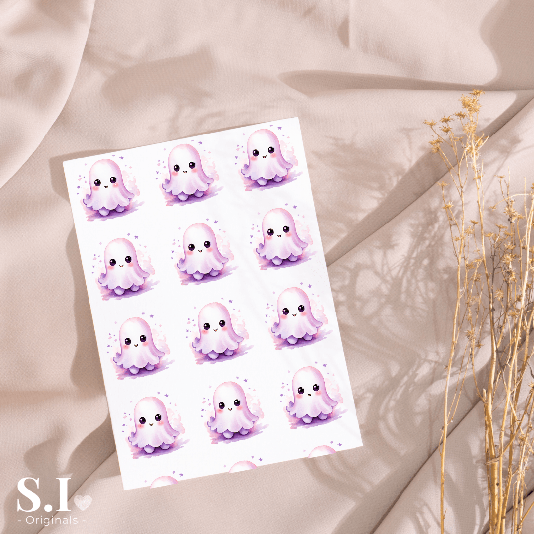 Transfer Paper – Halloween | Voor Polymeer Klei - Water Transfer Paper - 0925 - 062 - S.I. Originals