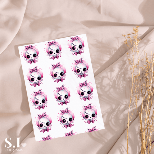 Transfer Paper – Halloween | Voor Polymeer Klei - Water Transfer Paper - 0925 - 064 - S.I. Originals