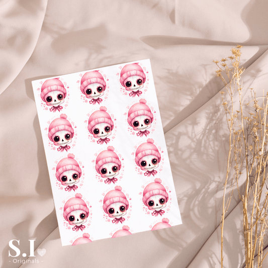 Transfer Paper – Halloween | Voor Polymeer Klei - Water Transfer Paper - 0925 - 065 - S.I. Originals