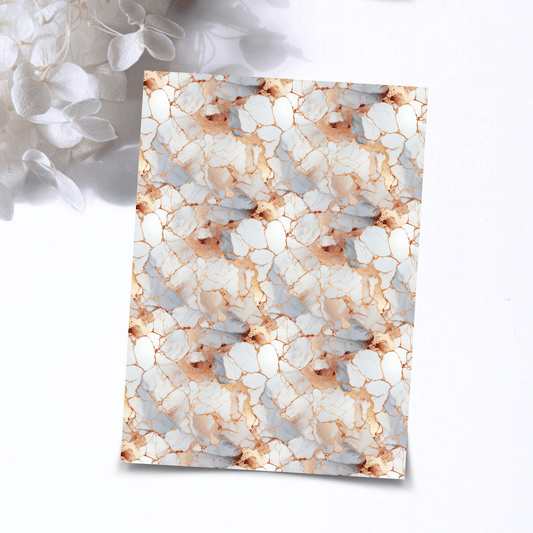 Transfer Paper – Marble | Voor Polymeer Klei - Water Transfer Paper - 309 - S.I. Originals