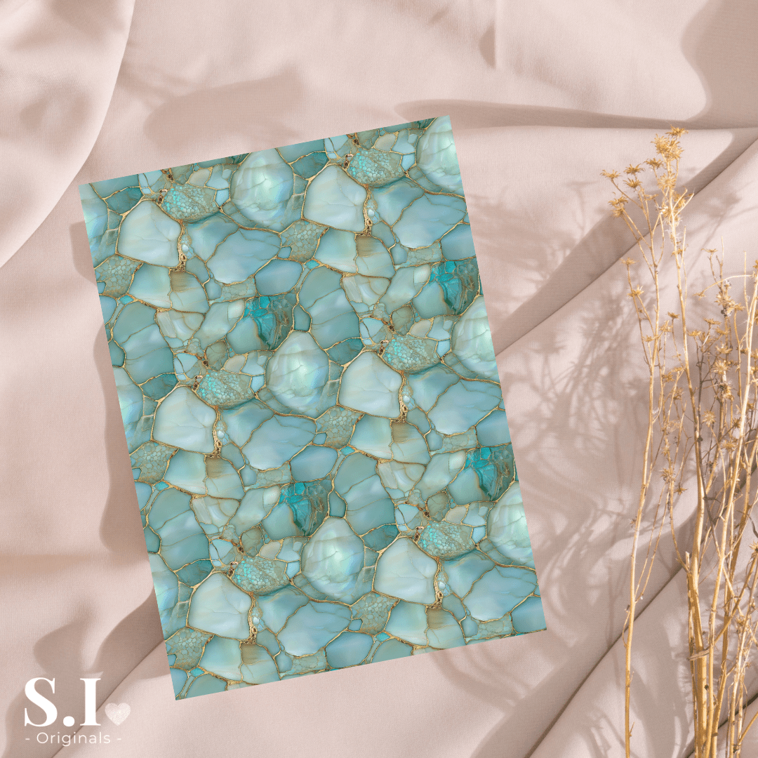 Transfer Paper - Mosaic | Voor Polymeer Klei - Water Transfer Paper - 1025 - 009 - S.I. Originals
