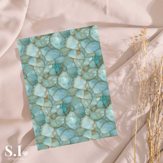 Transfer Paper - Mosaic | Voor Polymeer Klei - Water Transfer Paper - 1025 - 009 - S.I. Originals