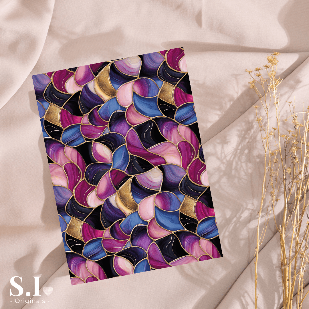 Transfer Paper - Mosaic | Voor Polymeer Klei - Water Transfer Paper - 1025 - 012 - S.I. Originals