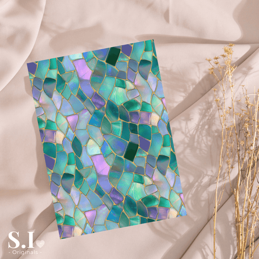 Transfer Paper - Mosaic | Voor Polymeer Klei - Water Transfer Paper - 1025 - 015 - S.I. Originals