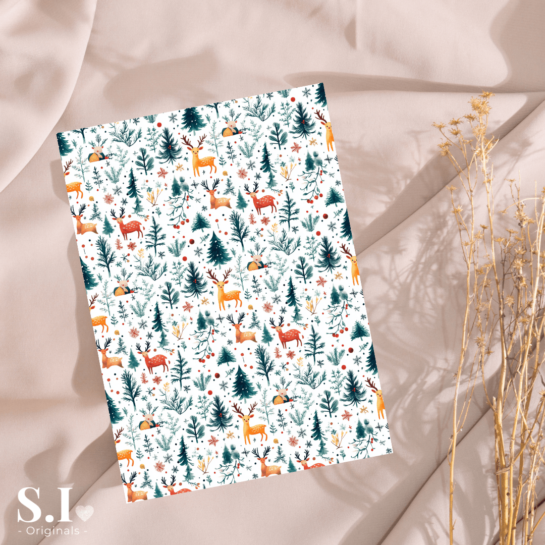Transfer Paper - Nordic Tales | Voor Polymeer Klei - Water Transfer Paper - 0925 - 088 - S.I. Originals