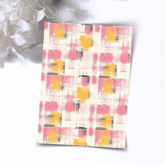 Transfer Paper – Pink Spring | Voor Polymeer Klei - Water Transfer Paper - 229 - S.I. Originals