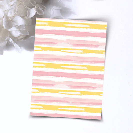 Transfer Paper – Pink Spring | Voor Polymeer Klei - Water Transfer Paper - 232 - S.I. Originals