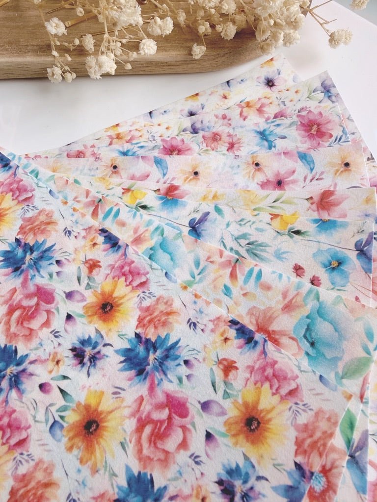 Transfer Paper - Spring Bundle | Voor Polymeer Klei - Water Transfer Paper - 2512 - b001 - S.I. Originals