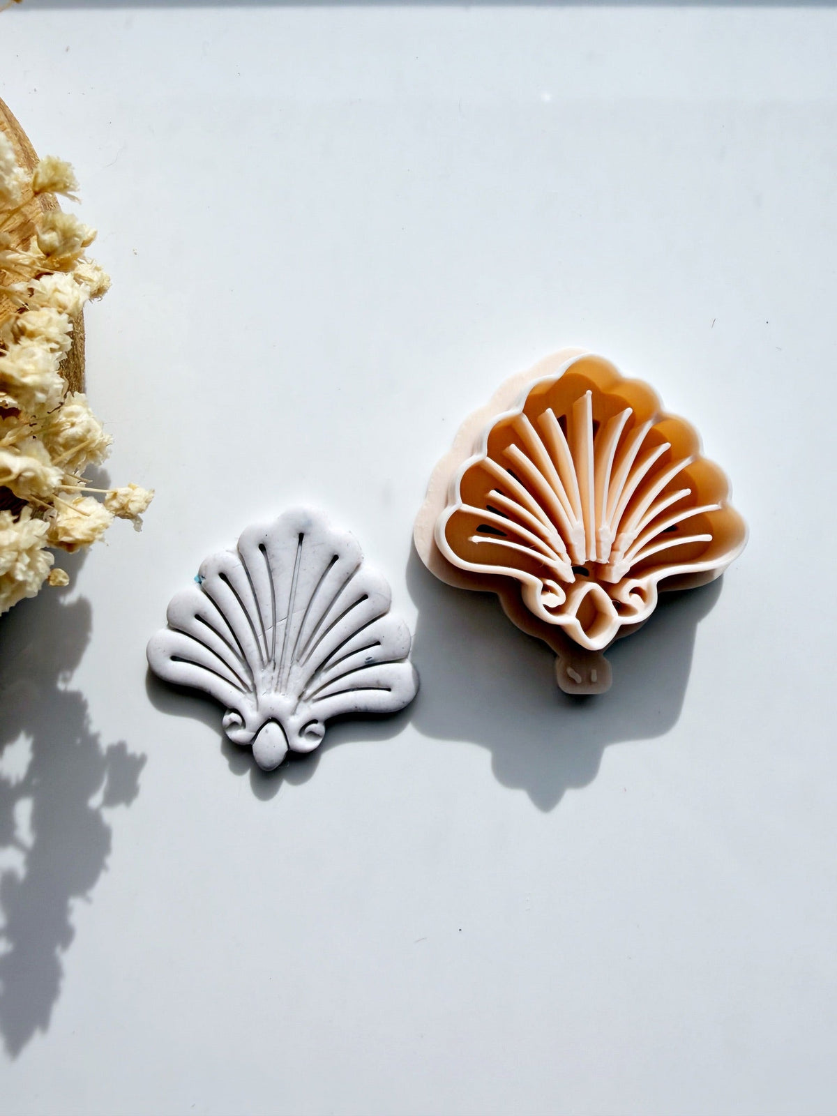Widow's Fan | Polymer Clay Imprint Cutter - S.I. Originals