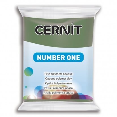 Cernit Number One - Olive 645 - S.I.Orginals