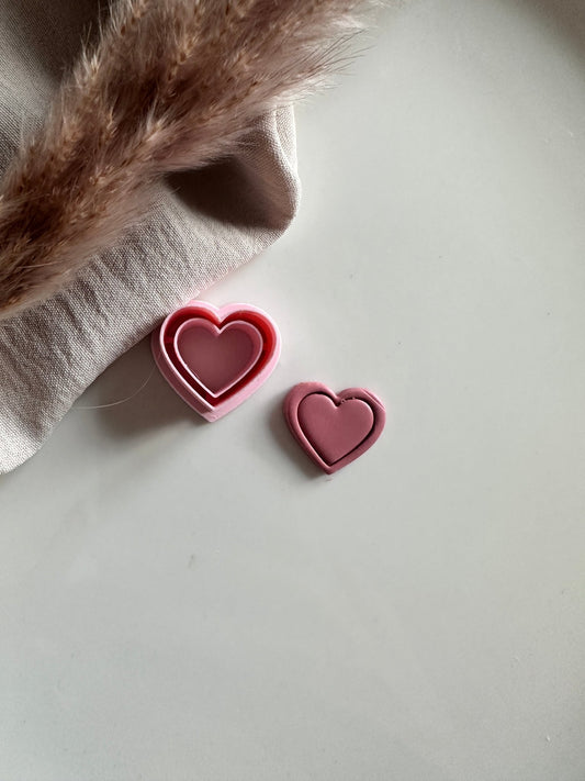 Embossed heart cutter - S.I.Orginals