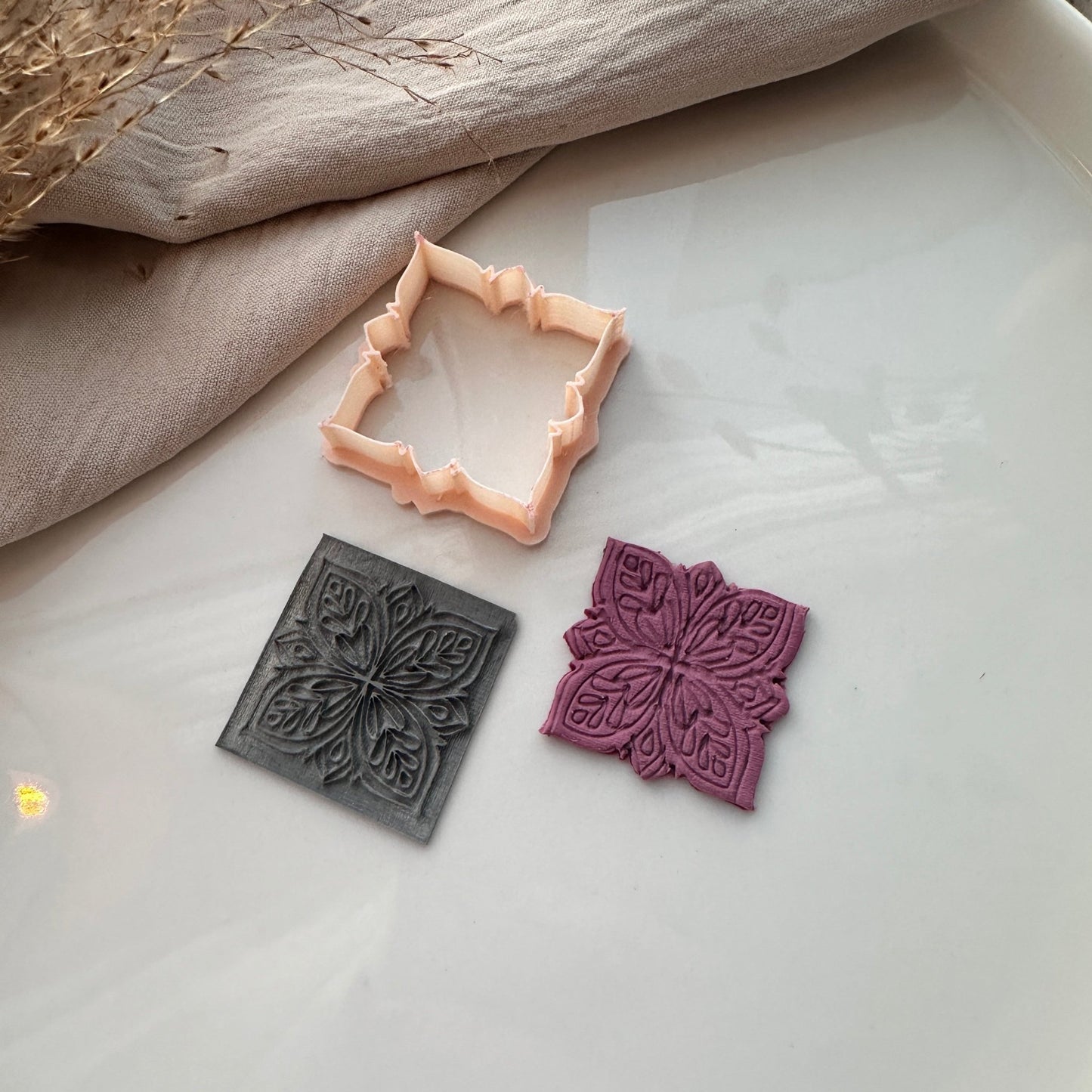 Mini texture mat en cutter set - S.I.Orginals